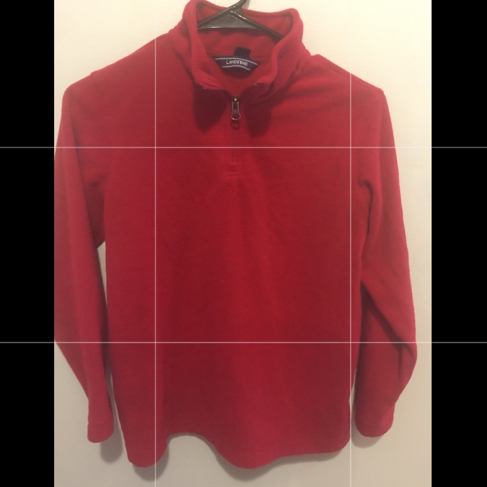 Red LAND’S END sweater